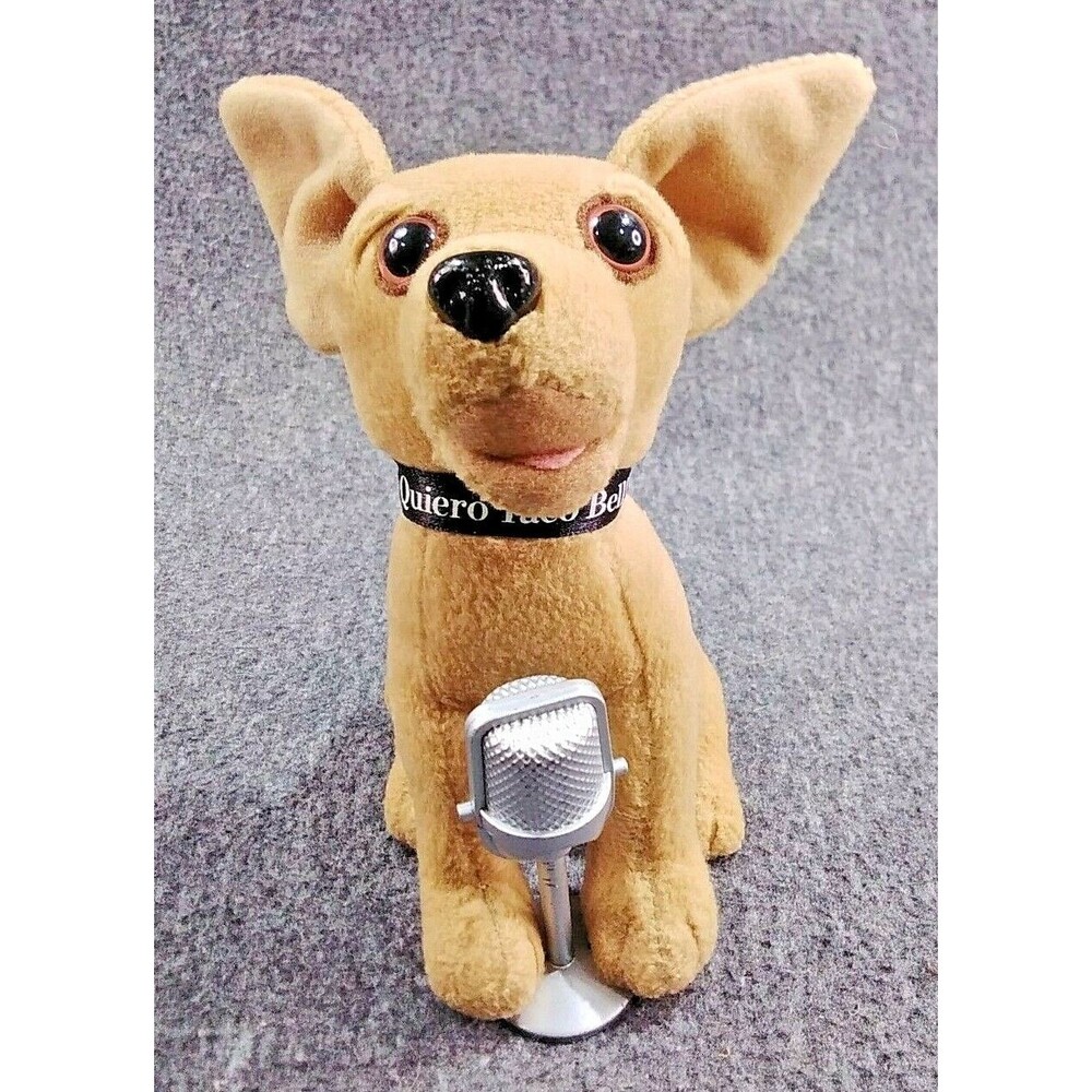 Taco Bell Chihuahua Dog Rose Plush Toy Applause 1998 Yo Quiero Taco Bell